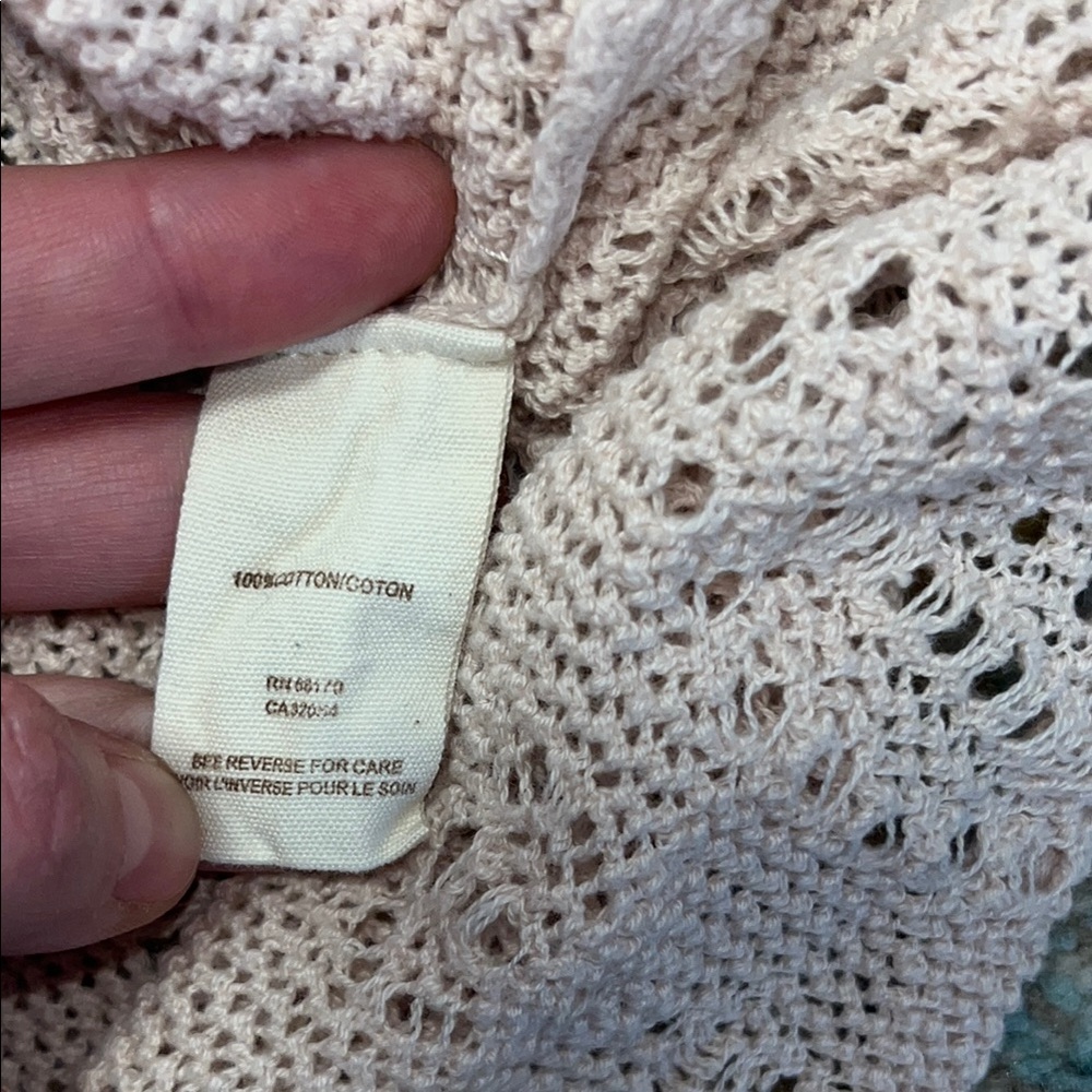 Free People Knit Cardigan in Light Pink S - Picture 11 of 11